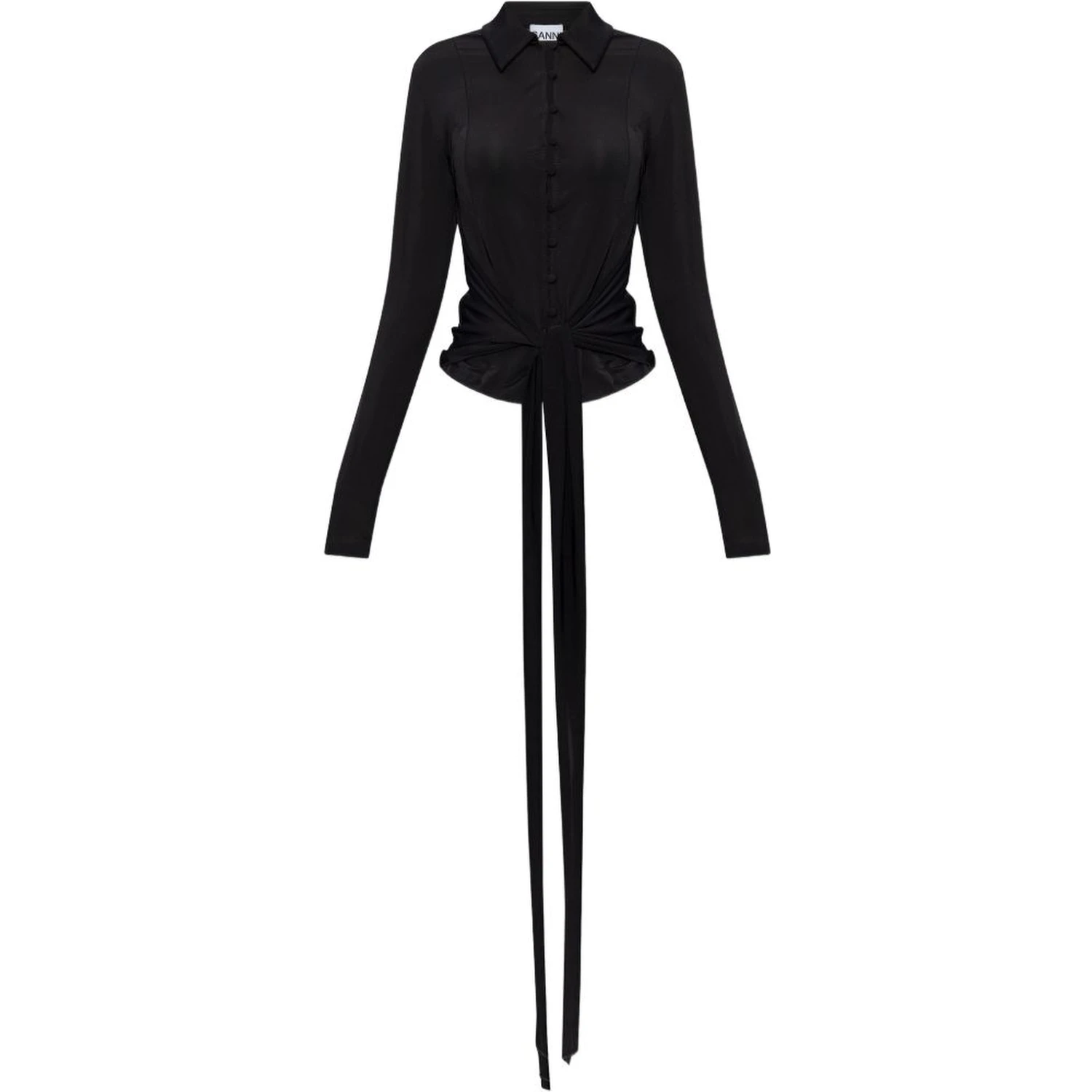 GANNI Shirts Black