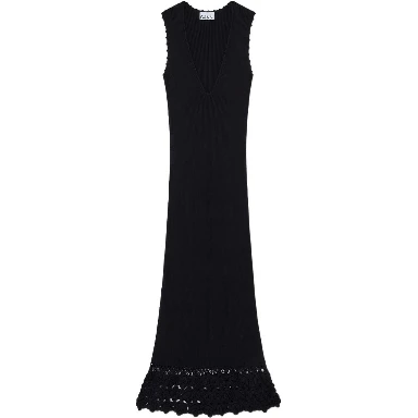 GANNI Dresses Black