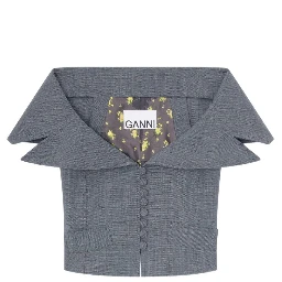 GANNI Top Grey