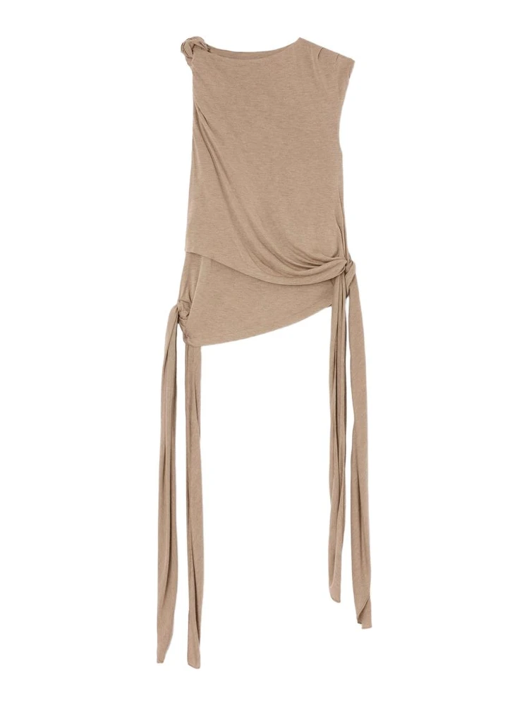 GANNI Top Beige
