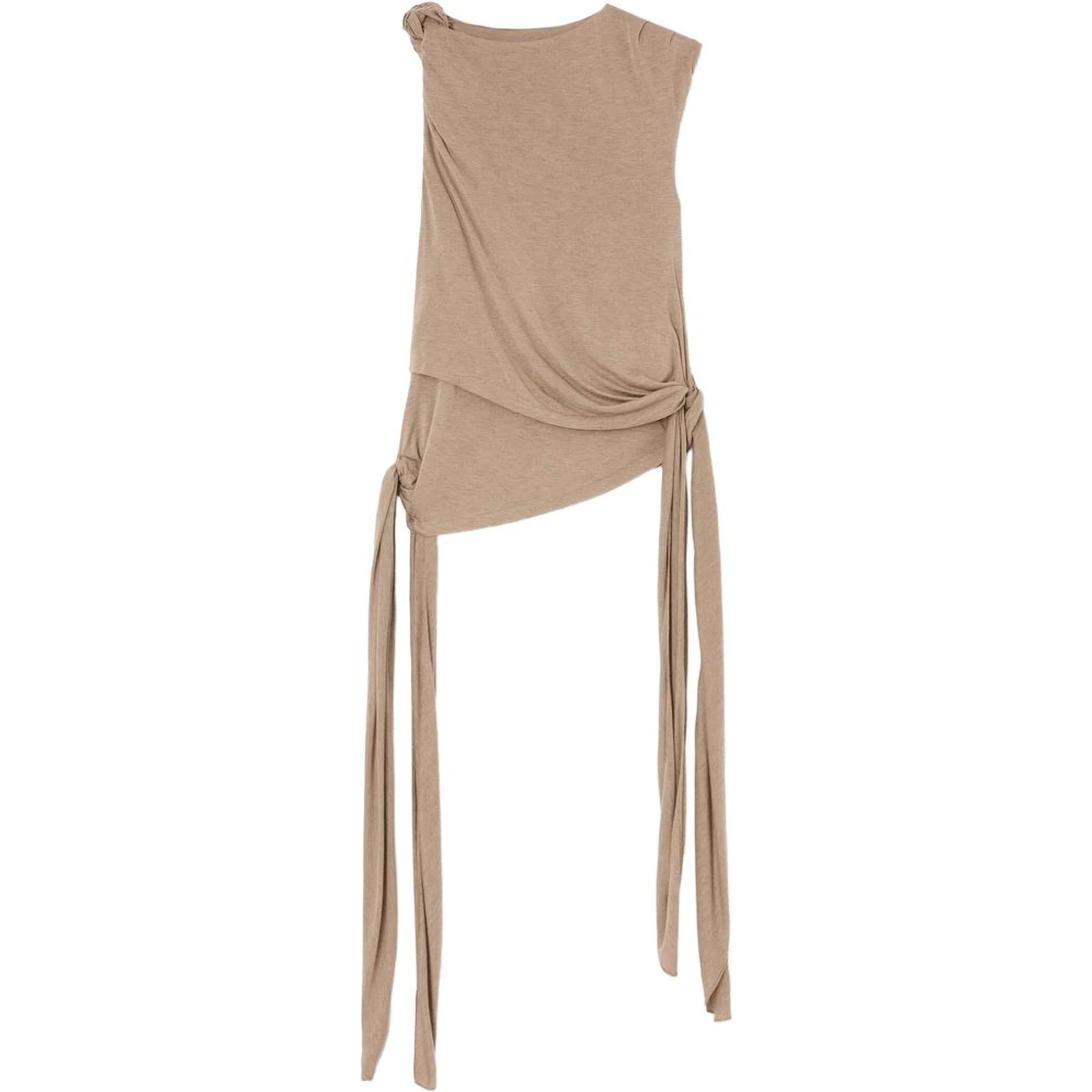 GANNI Top Beige