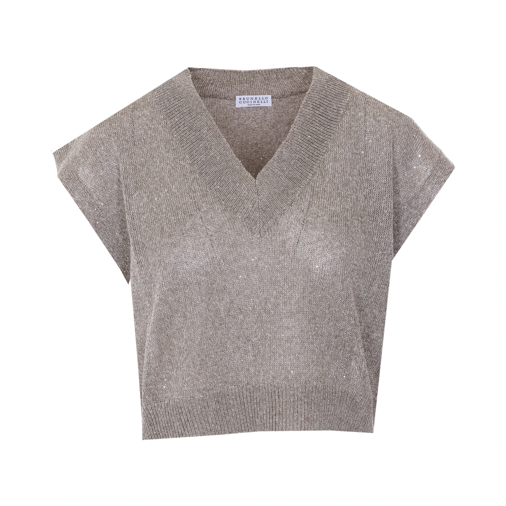 سترات برونيلو كوتشينيللي باللون البيج