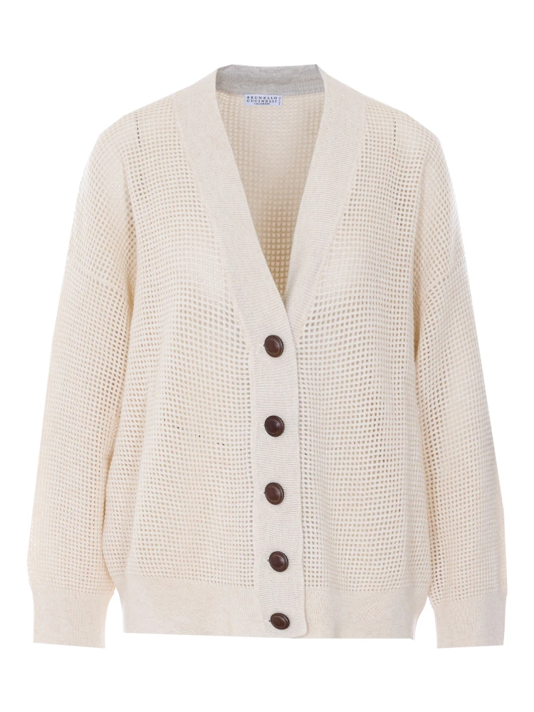 كنزات برونيلو كوتشينيلي البيضاء