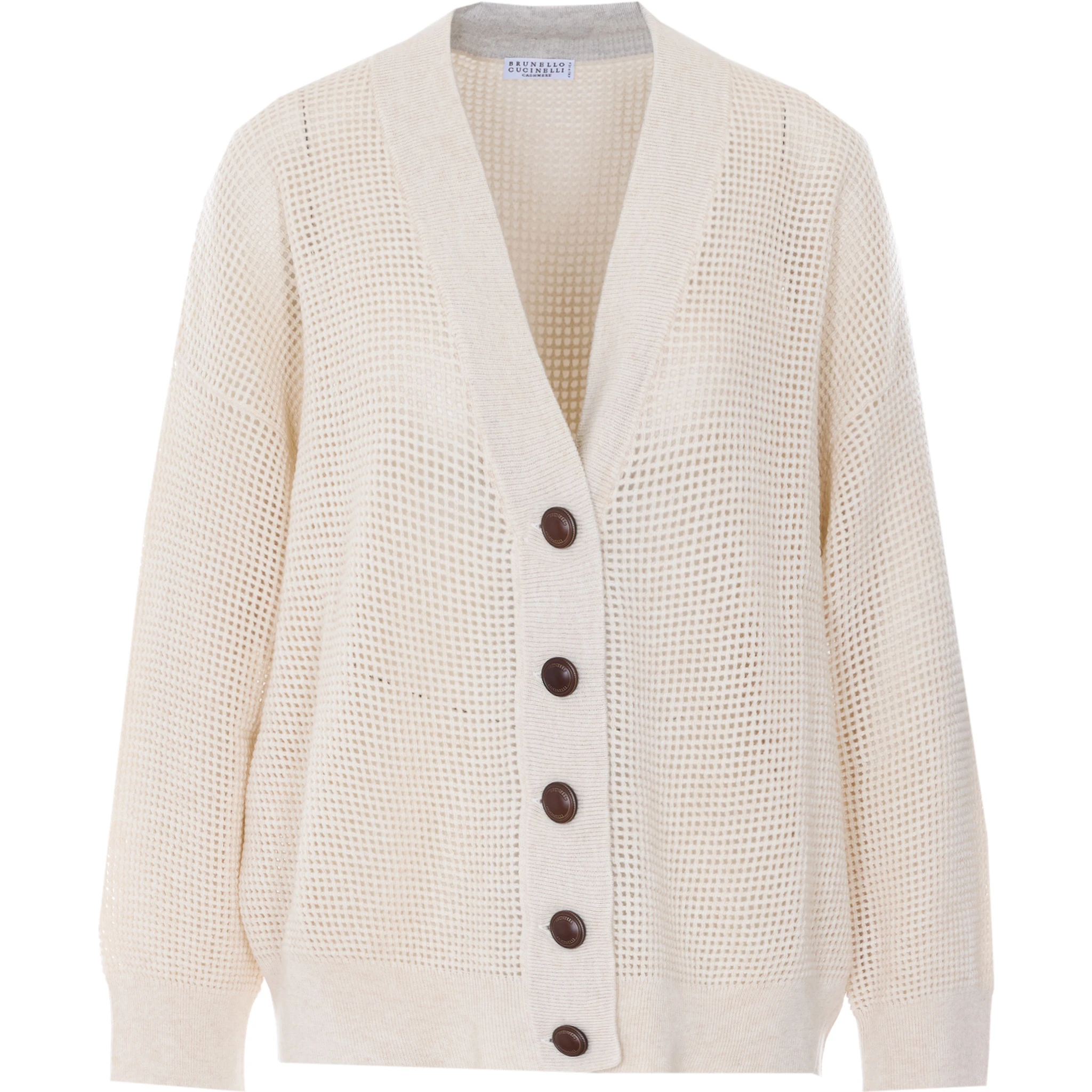 كنزات برونيلو كوتشينيلي البيضاء