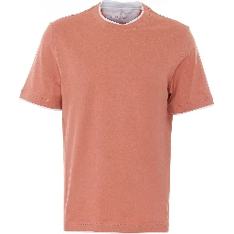Brunello Cucinelli T-shirts and Polos Orange