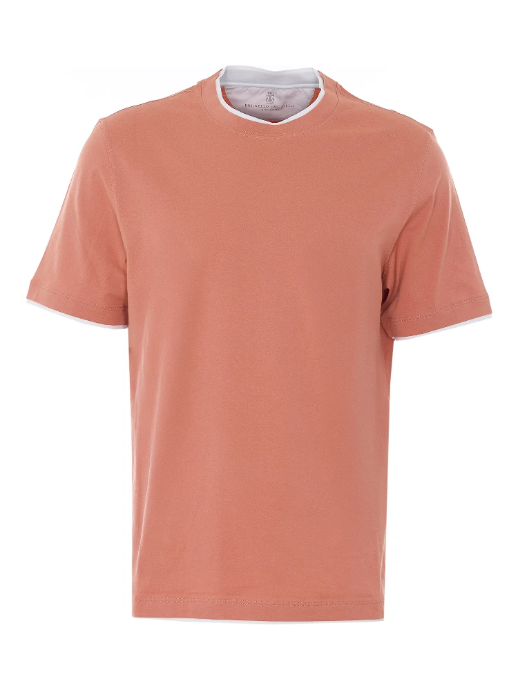 Brunello Cucinelli T-shirts and Polos Orange