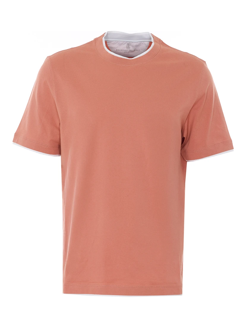 Brunello Cucinelli T-shirts and Polos Orange