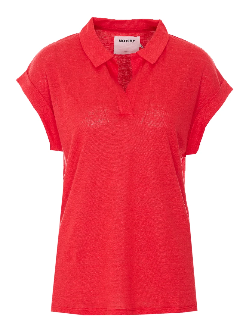NOT SHY T-shirts and Polos Red
