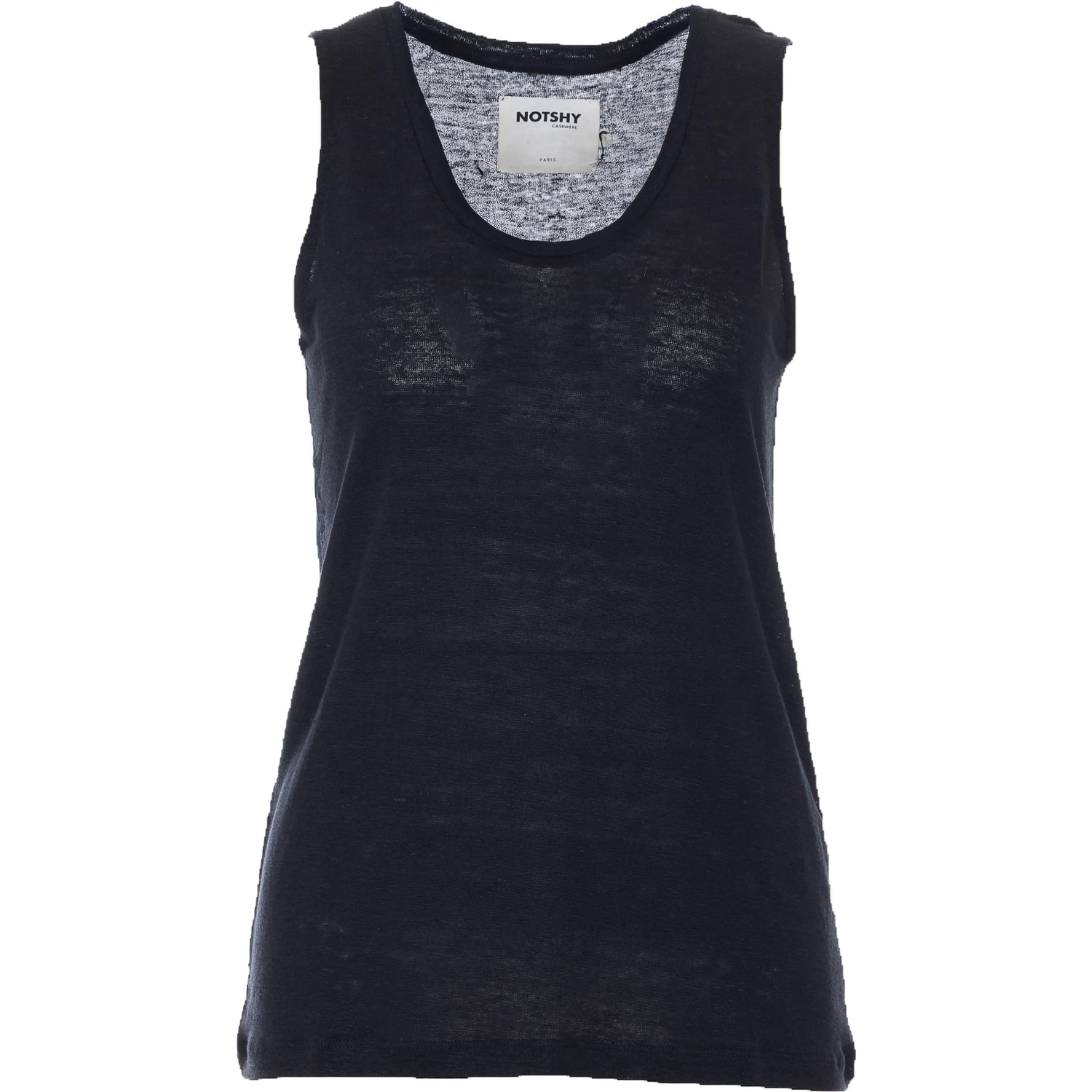 NOT SHY Top Black