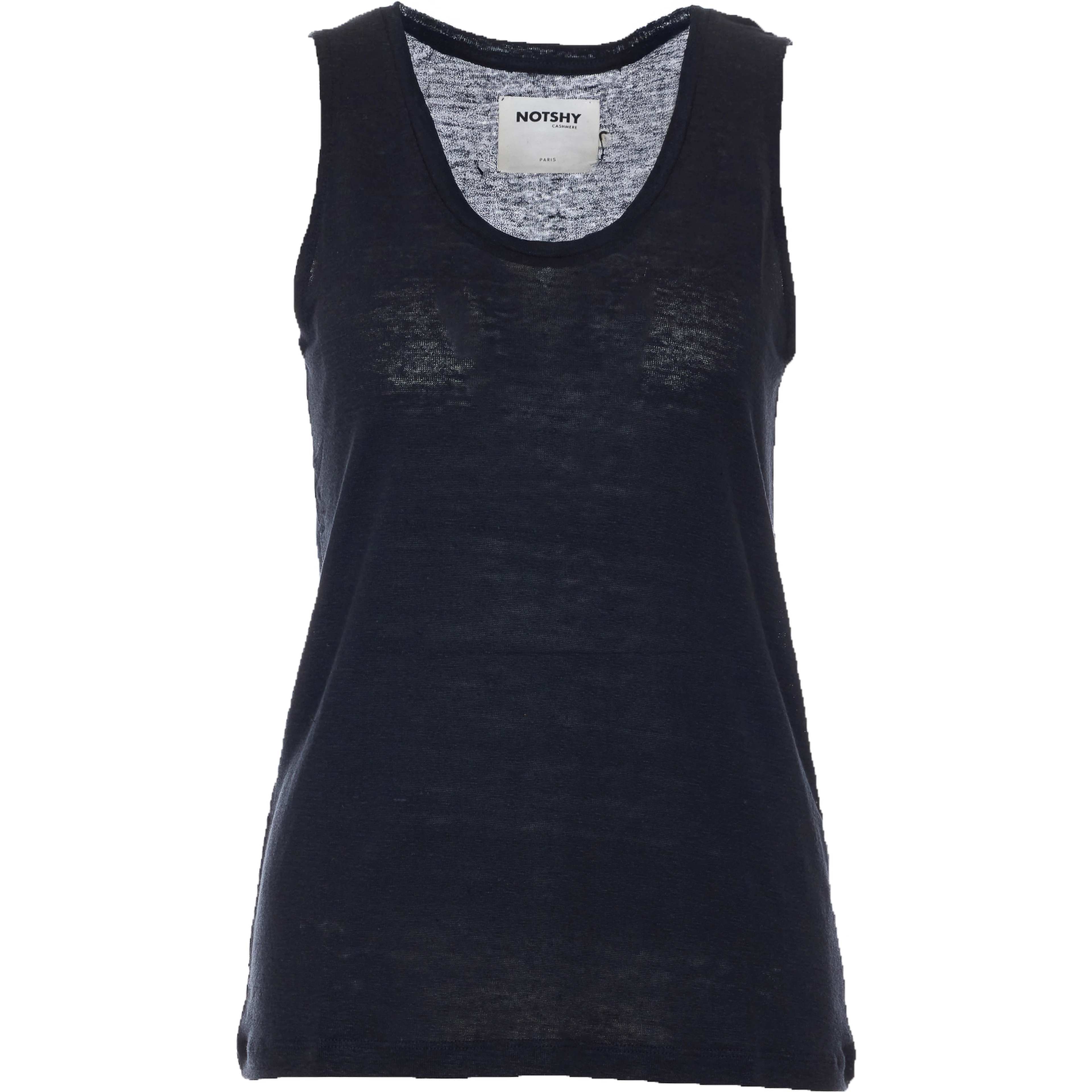 NOT SHY Top Black