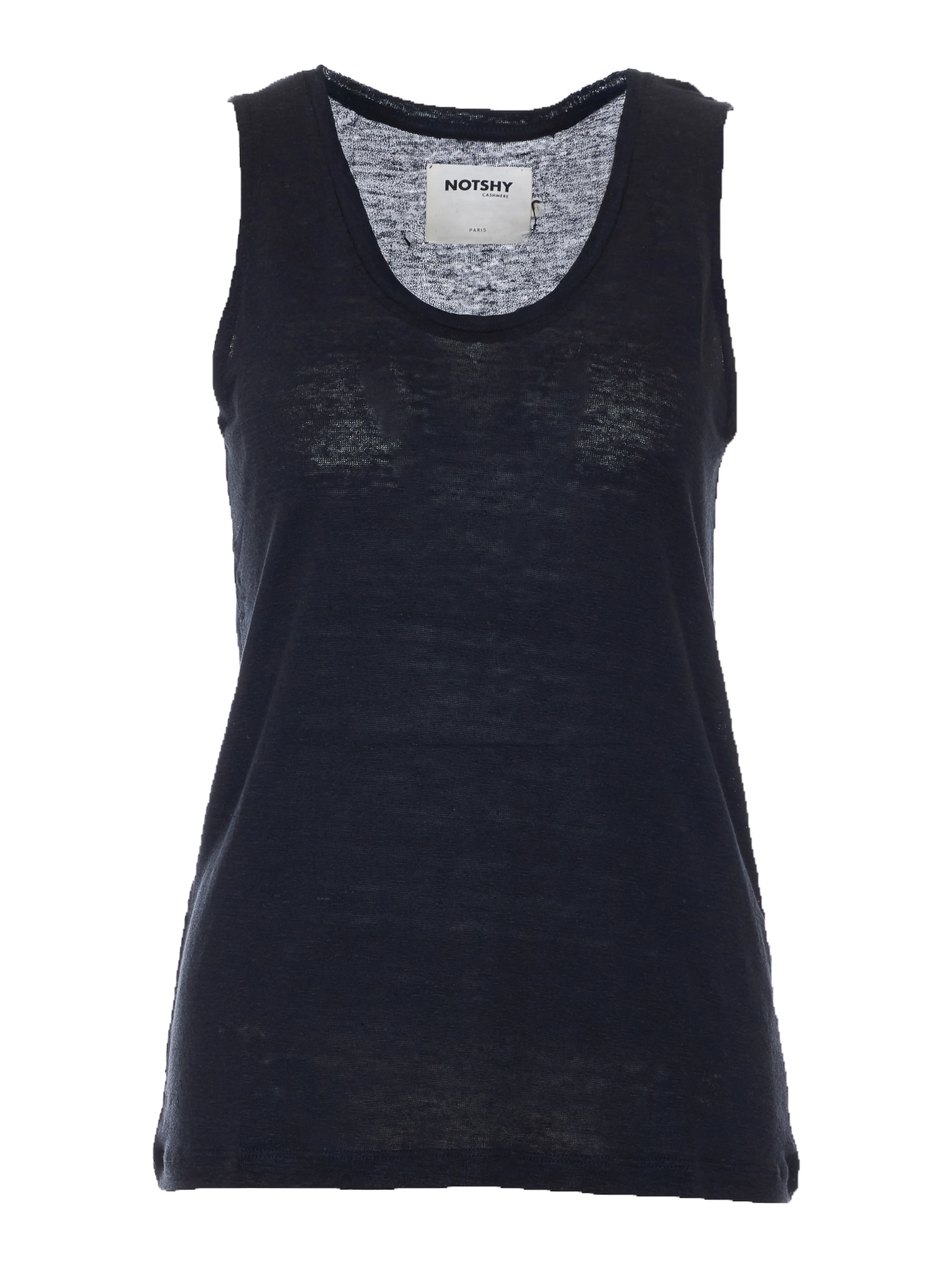 NOT SHY Top Black