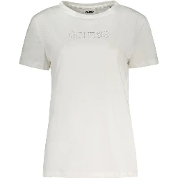 تي شيرت قطني أبيض