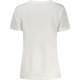 تي شيرت قطني أبيض