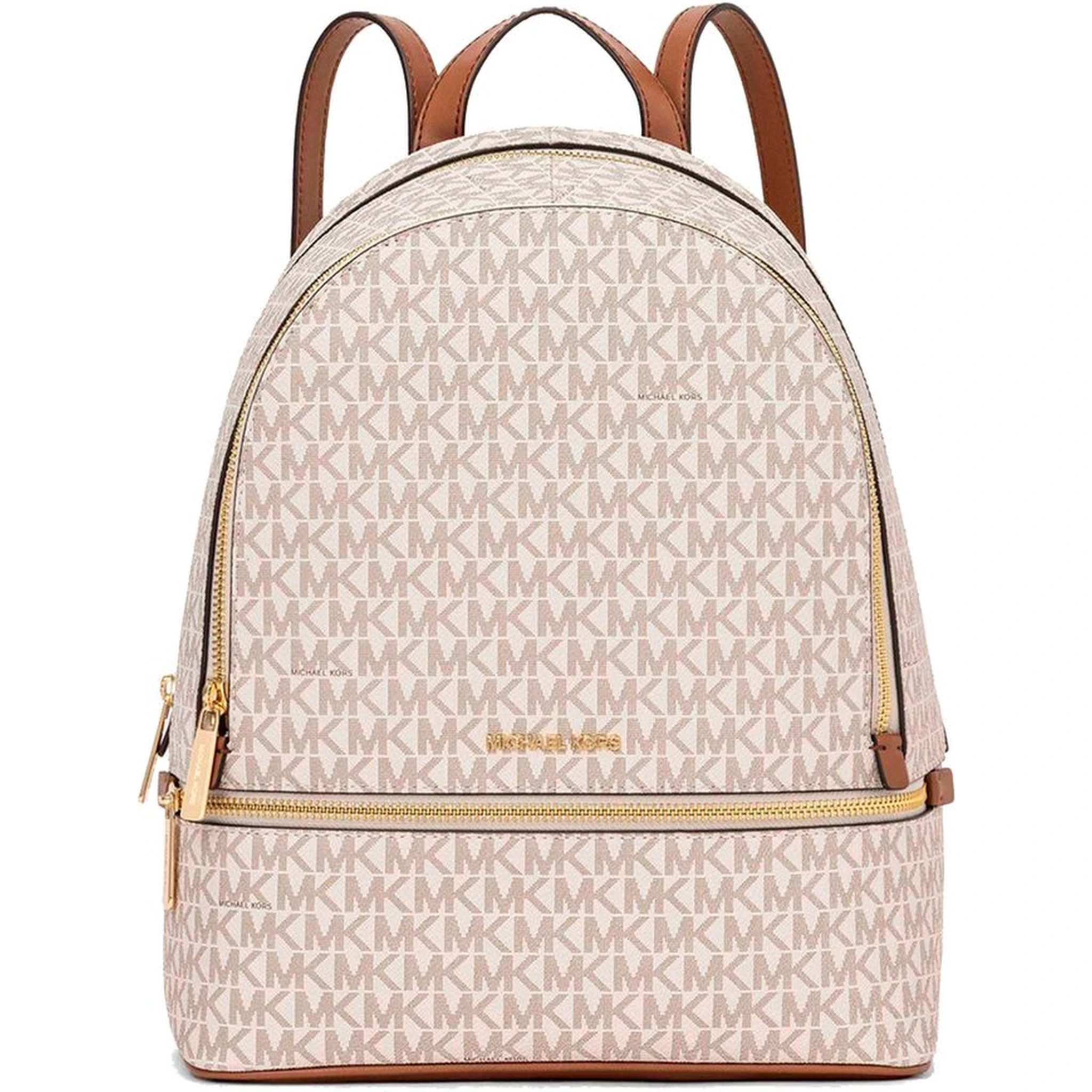 Beige Canvas Backpack