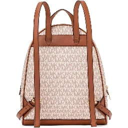 Beige Canvas Backpack