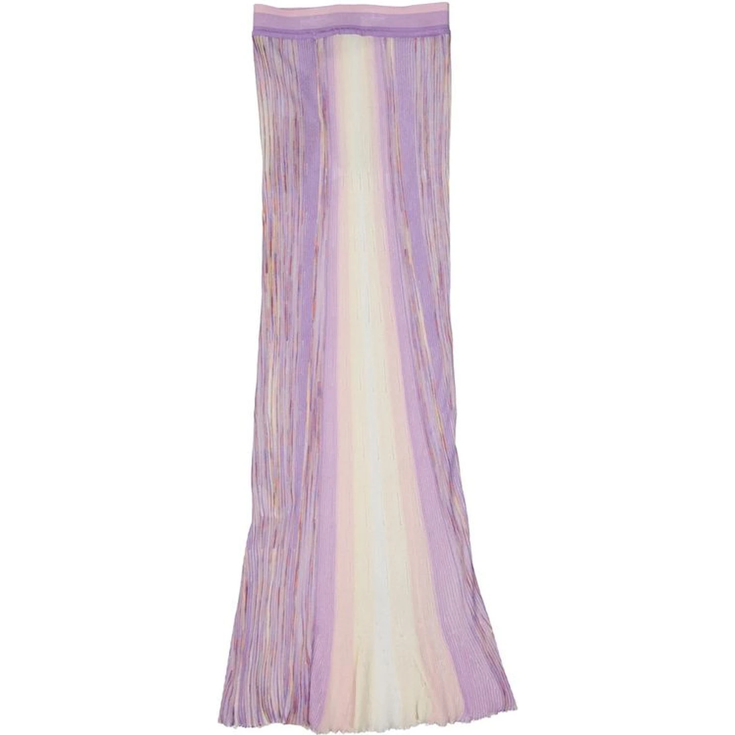 Purple Cotton Long Skirt