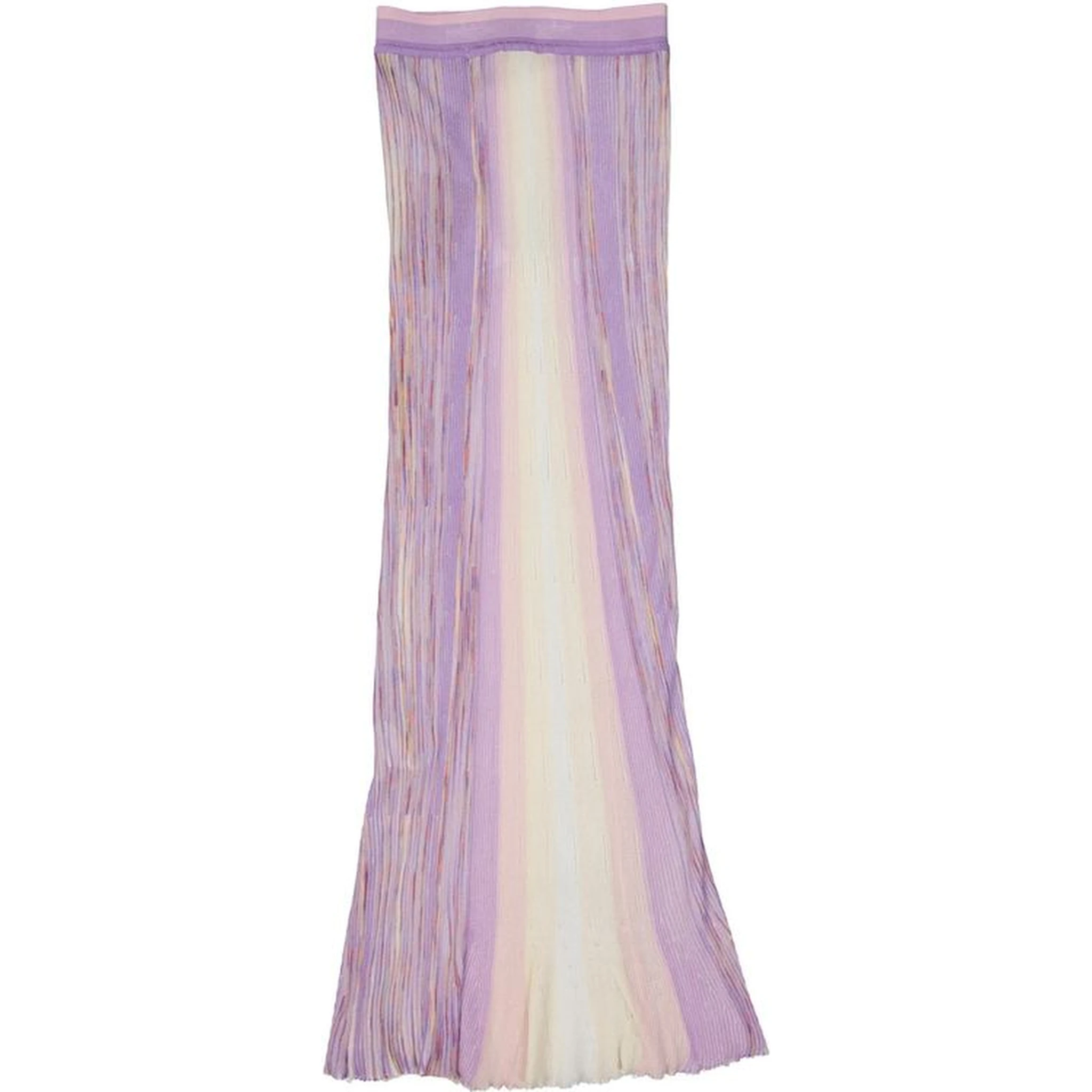 Purple Cotton Long Skirt