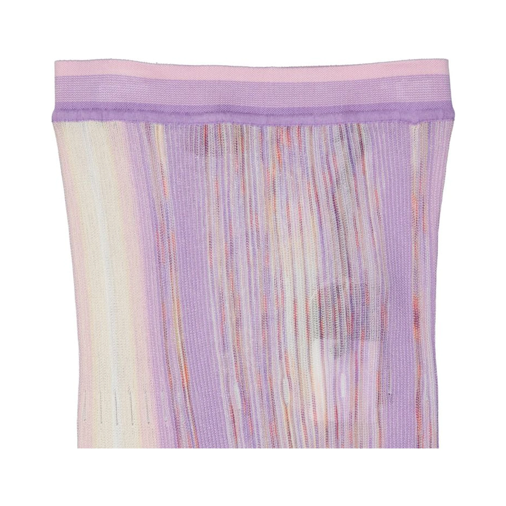 Purple Cotton Long Skirt