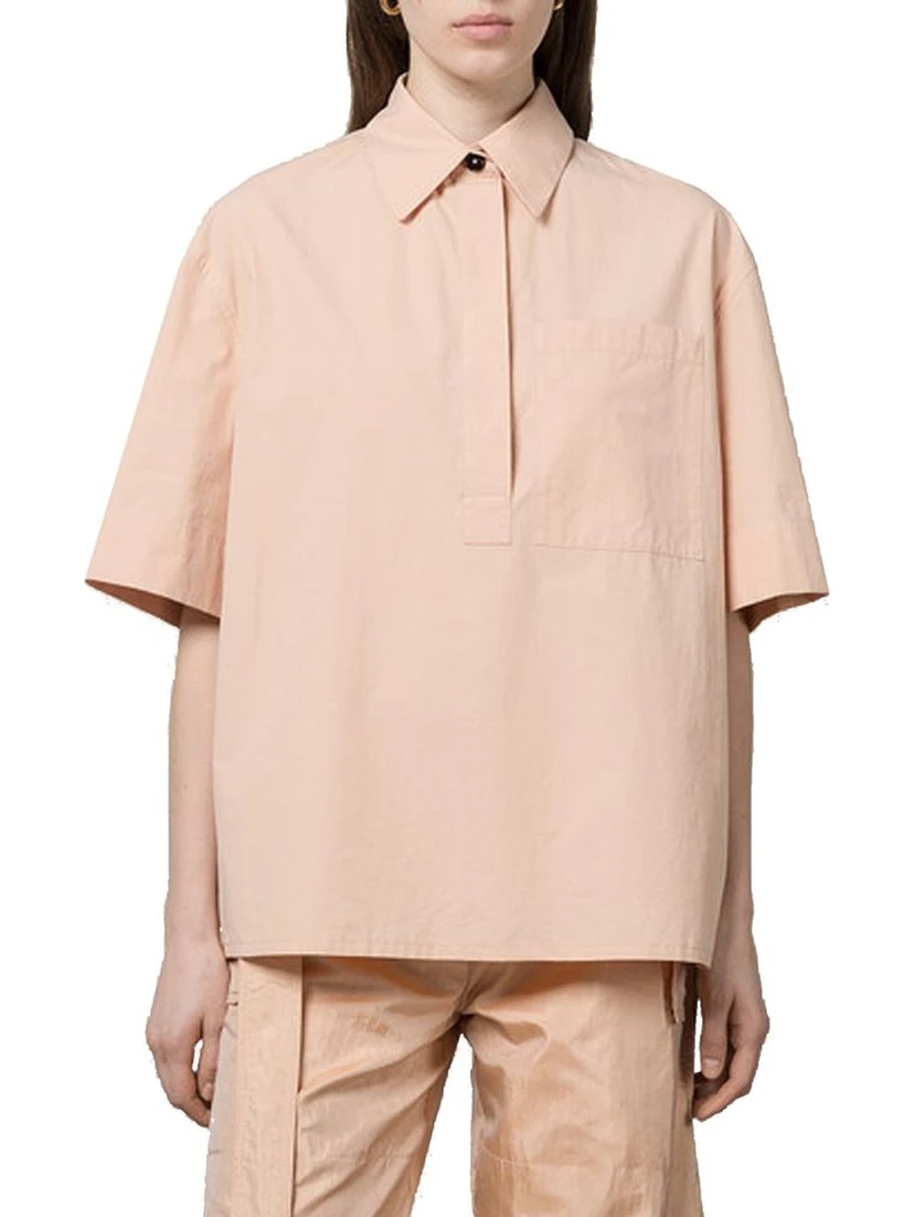 Multicolor Cotton Shortsleeve Shirt