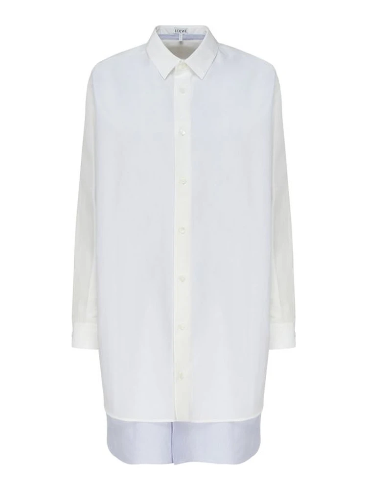 White Cotton Casual Dress