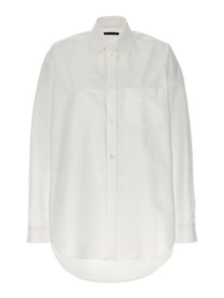 White Cotton Dress Shirt