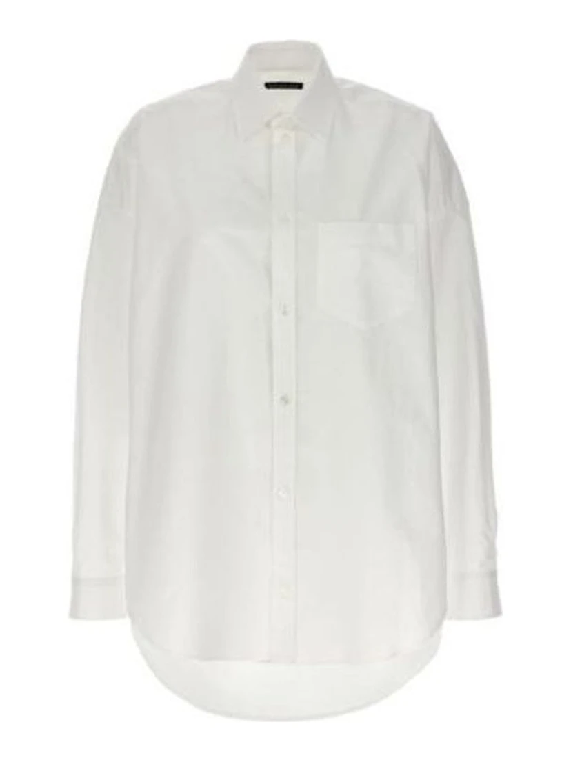 White Cotton Dress Shirt