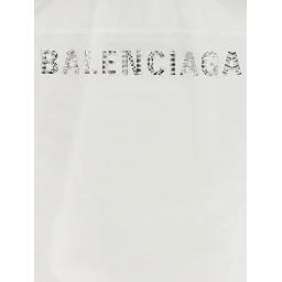 قميص أبيض من القطن