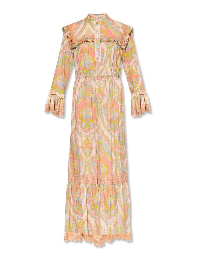 Multicolor Cotton Casual Dress