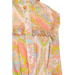 Multicolor Cotton Casual Dress