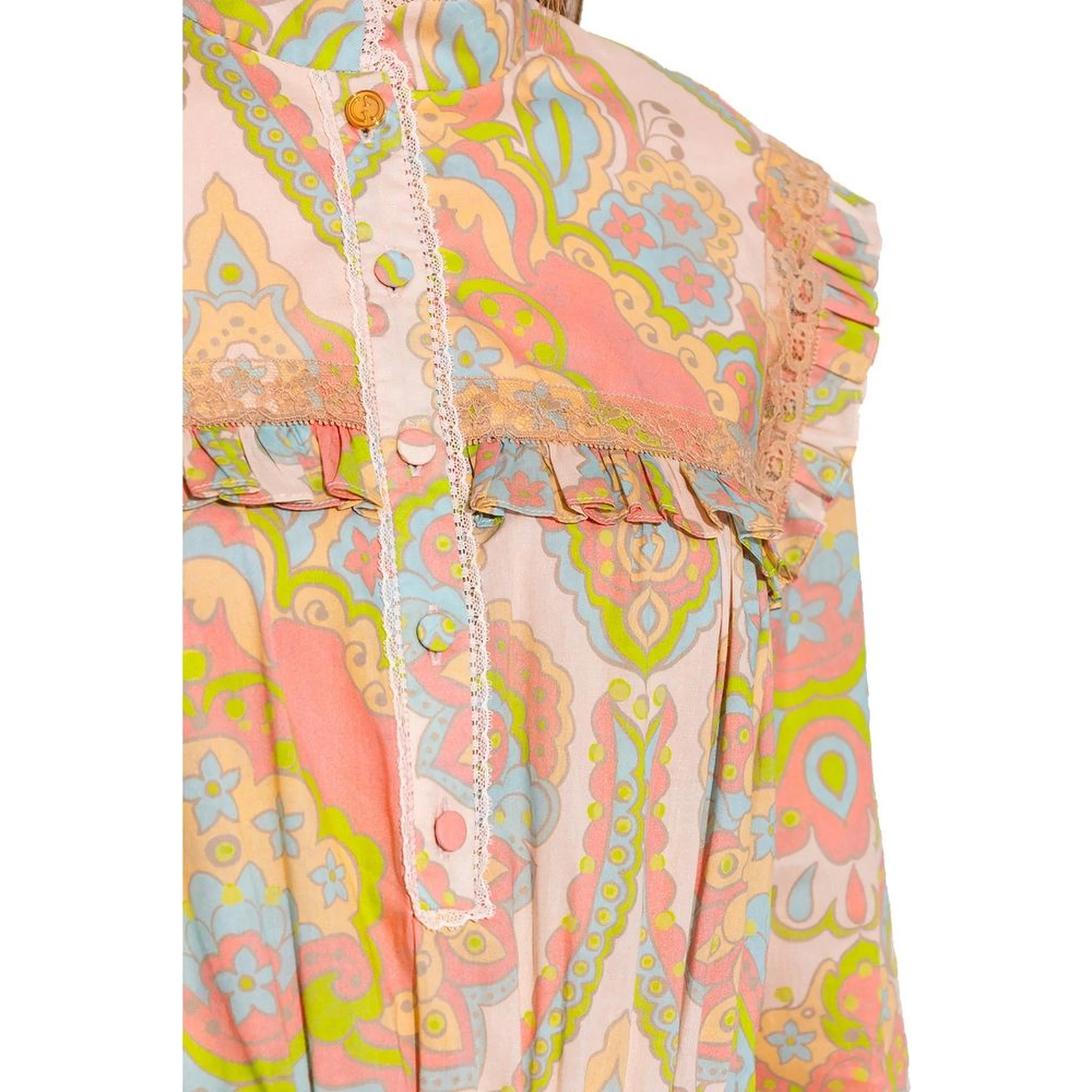 Multicolor Cotton Casual Dress