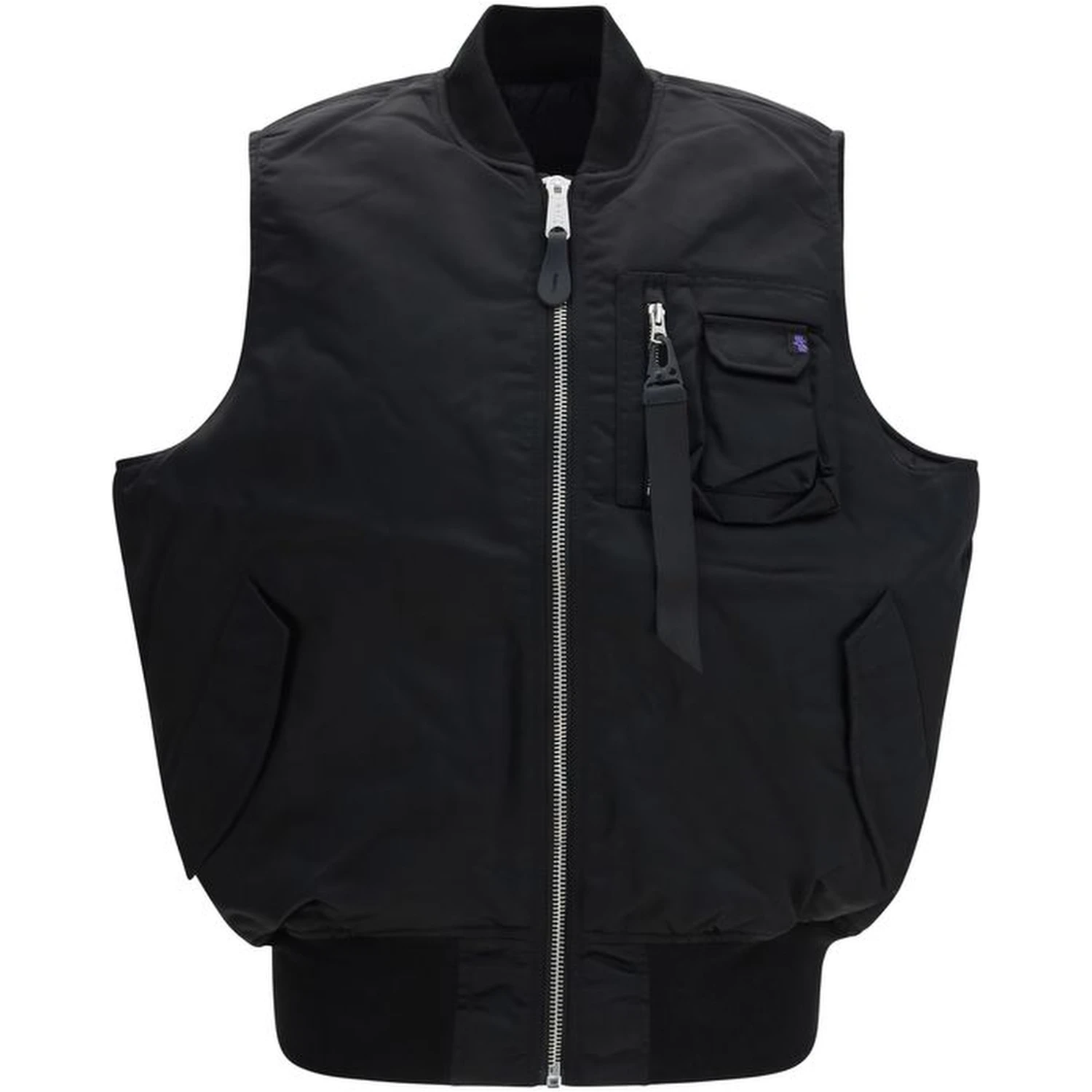 Black Nylon Jackets And Coat