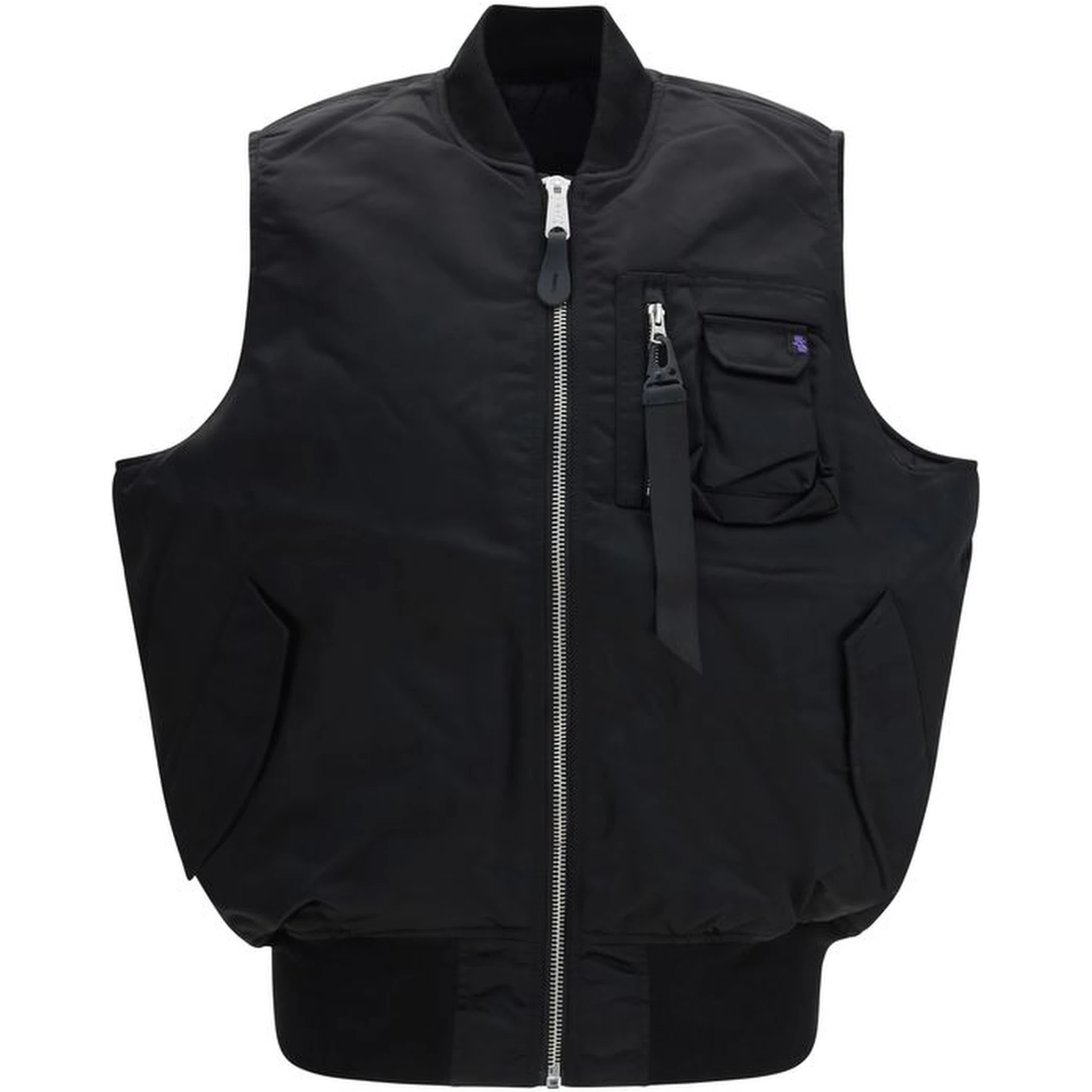 Black Nylon Jackets And Coat