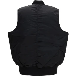 Black Nylon Jackets And Coat