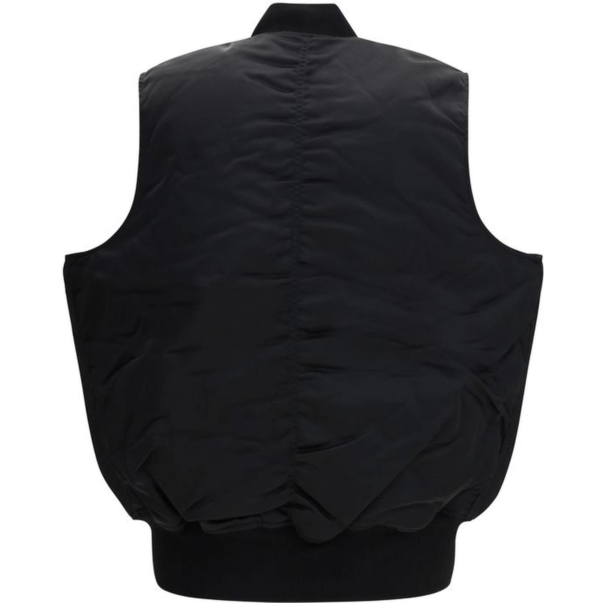 Black Nylon Jackets And Coat