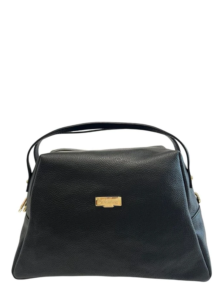 Black Cowhide Clutch Bag