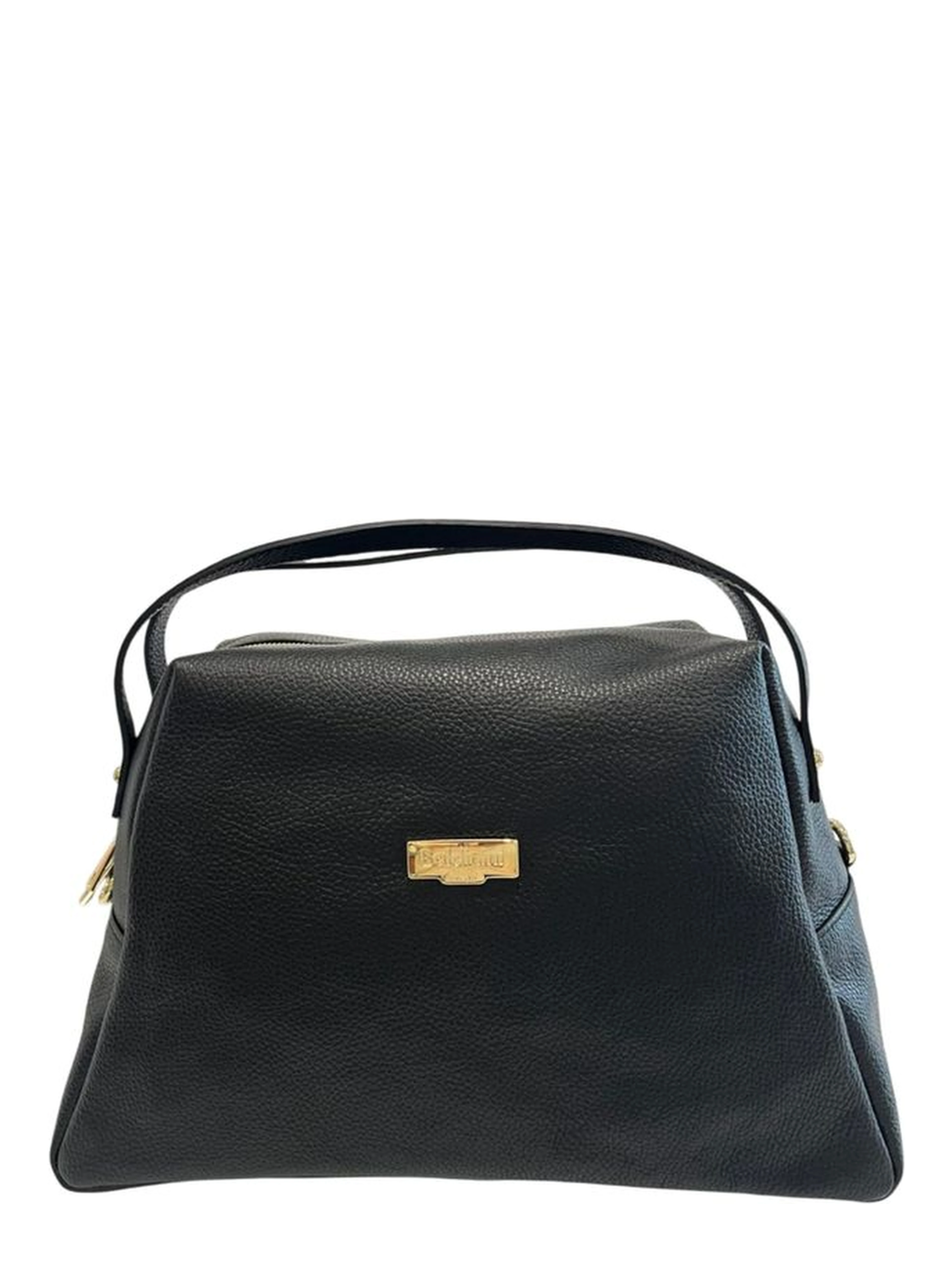 Black Cowhide Clutch Bag