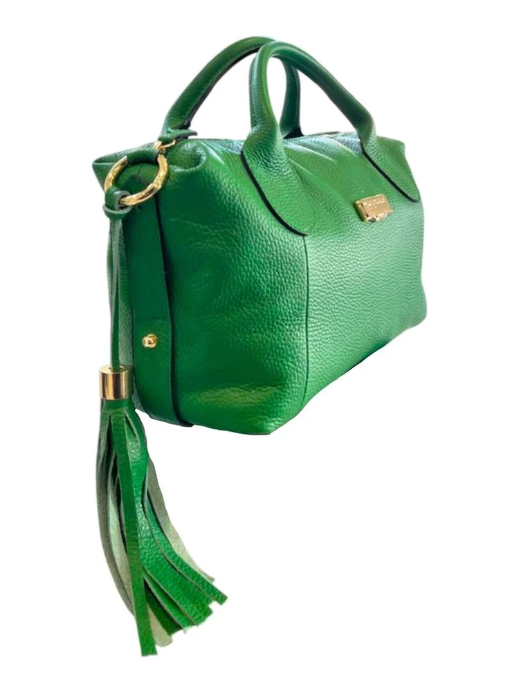 Bicolor Cowhide Shoulder Bag alternative