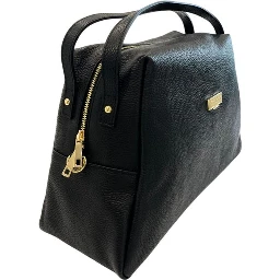 Black Cowhide Clutch Bag