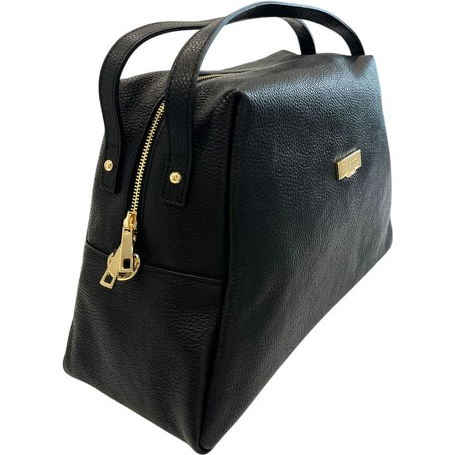 Black Cowhide Clutch Bag