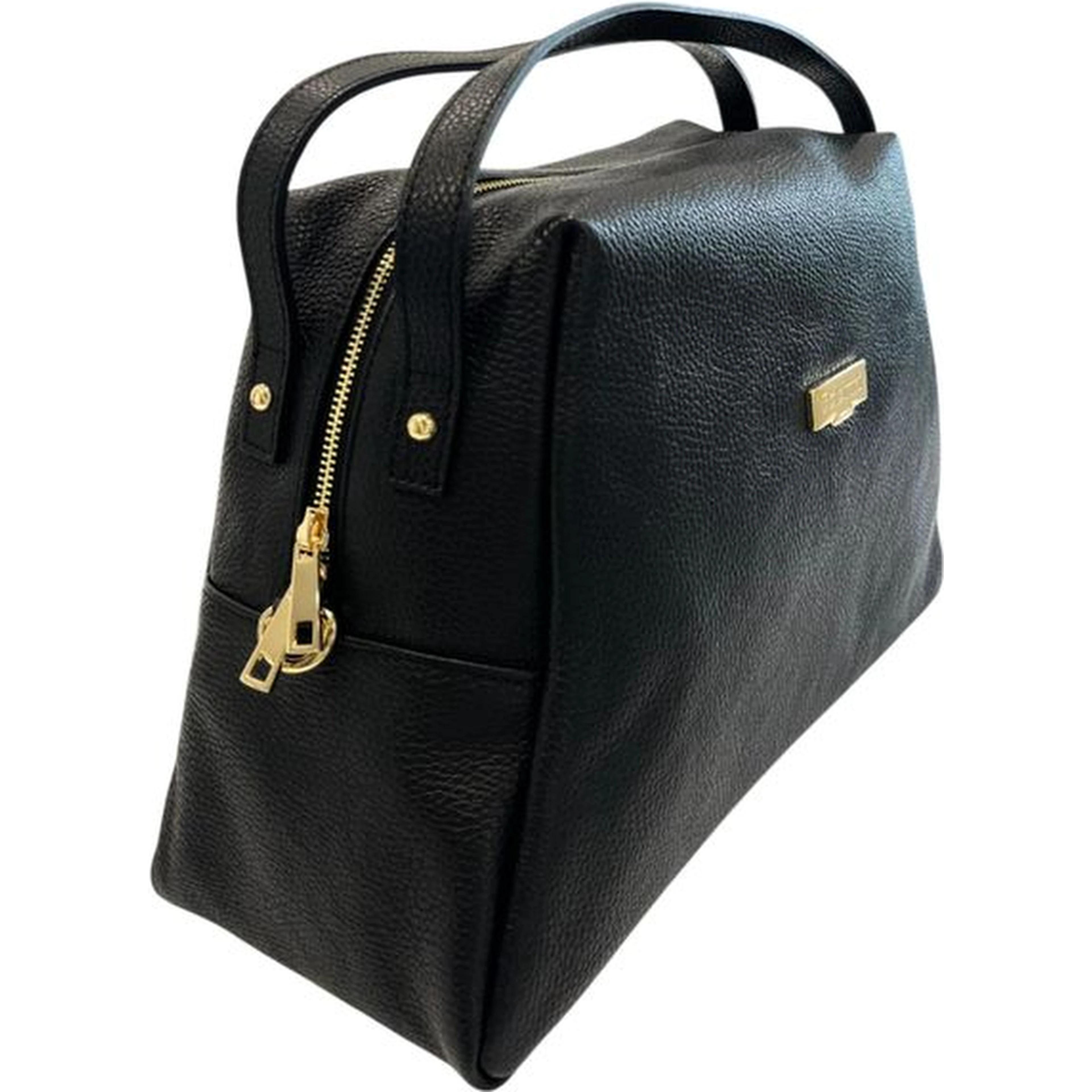 Black Cowhide Clutch Bag