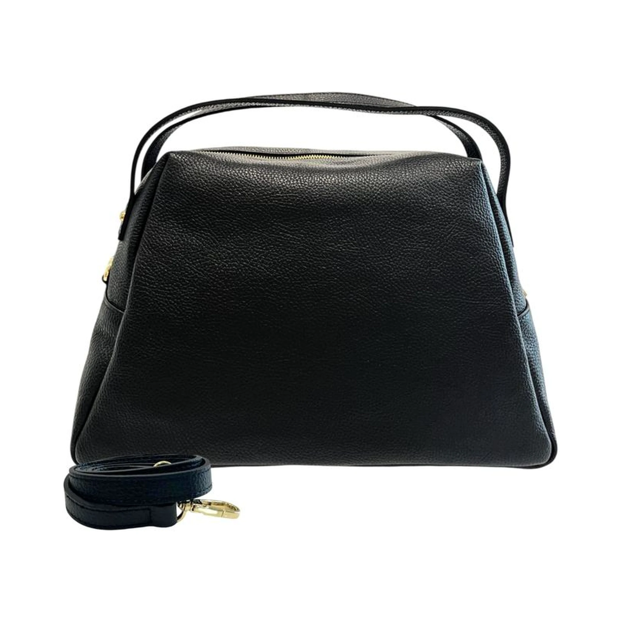 Black Cowhide Clutch Bag