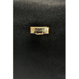 Black Cowhide Clutch Bag