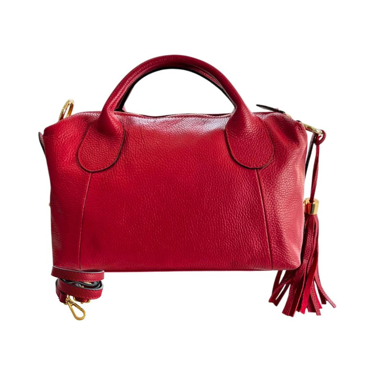 Multicolor Cowhide Shoulder Bag