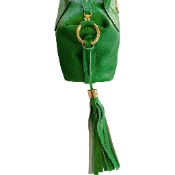 Bicolor Cowhide Shoulder Bag