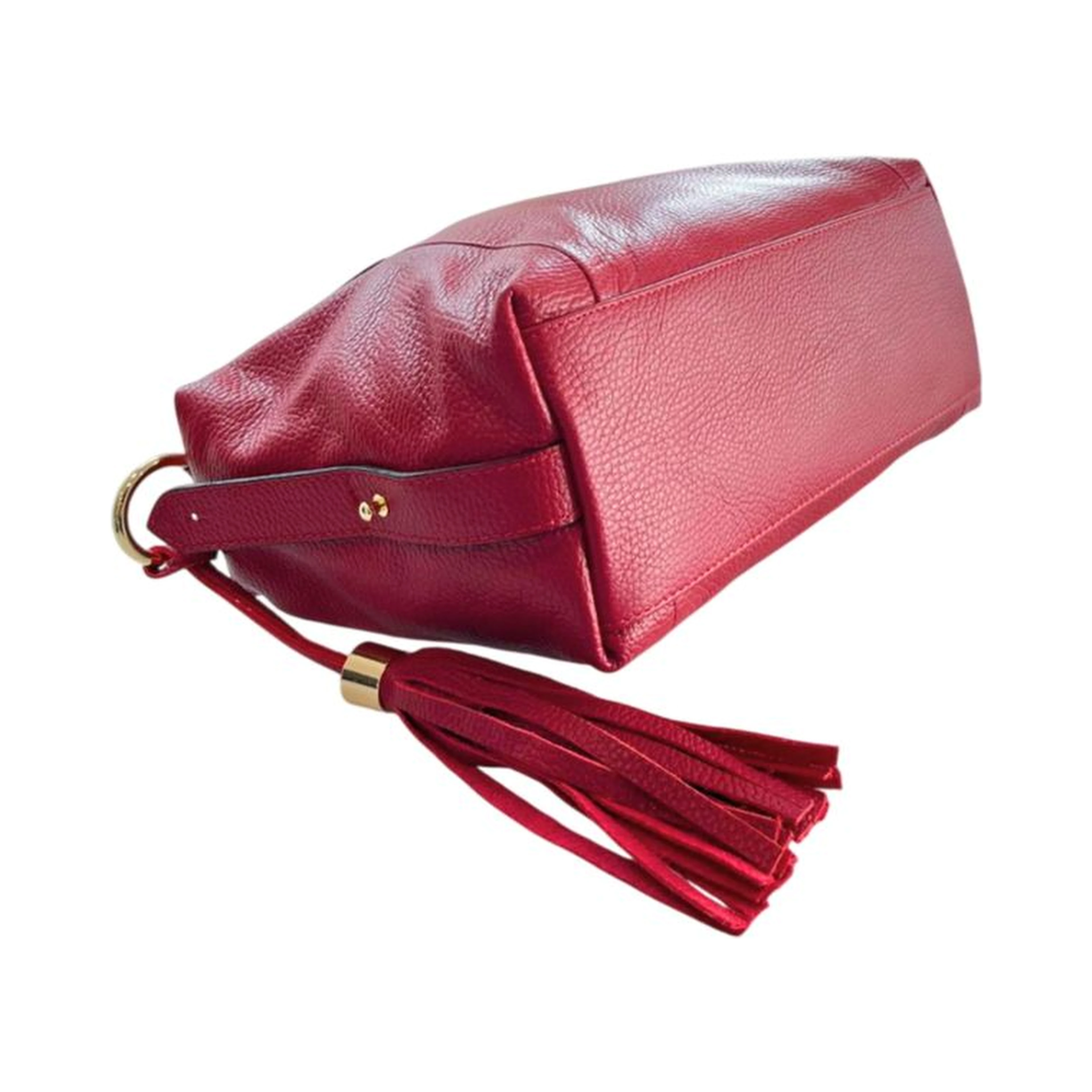 Multicolor Cowhide Shoulder Bag