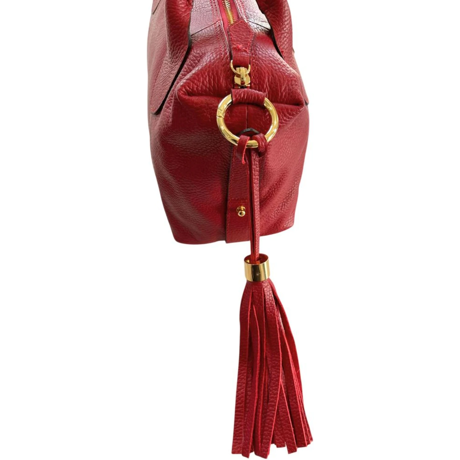 Multicolor Cowhide Shoulder Bag