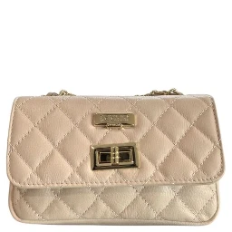 Beige Cowhide Crossbody Bag