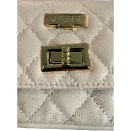 Beige Cowhide Crossbody Bag