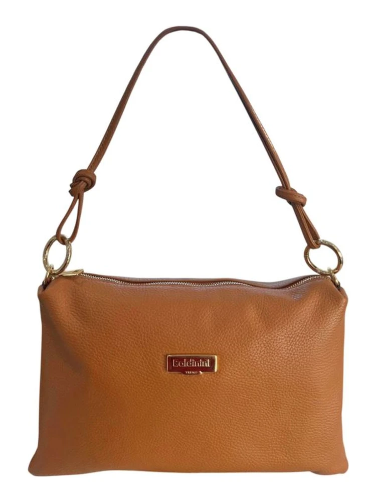 Brown Cowhide Clutch Bag