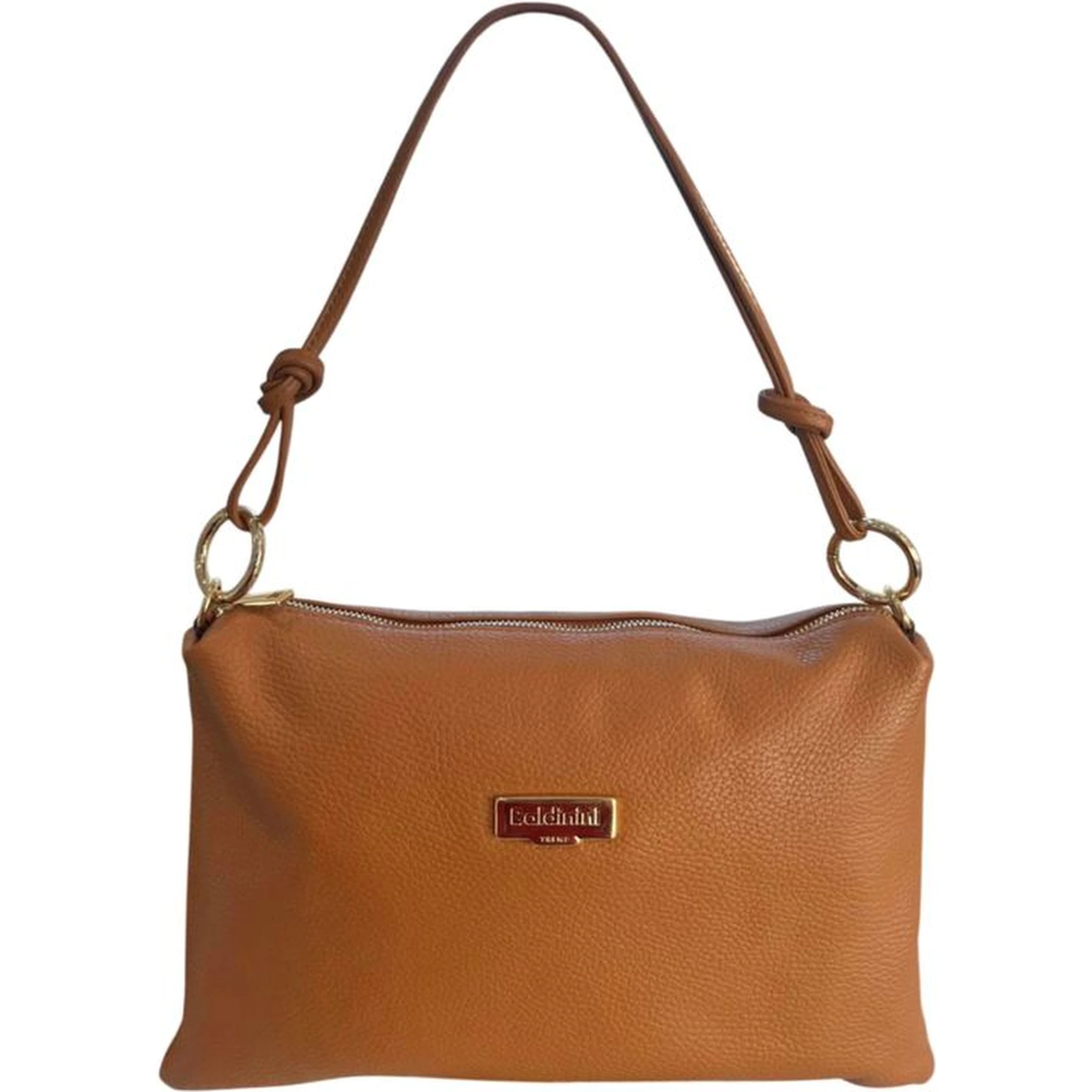 Brown Cowhide Clutch Bag